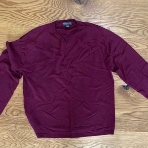 Banana Republic sweater, vneck, merino xl